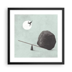 Poszter fehér keretben - Valóra vált álom. - 40x40 cm