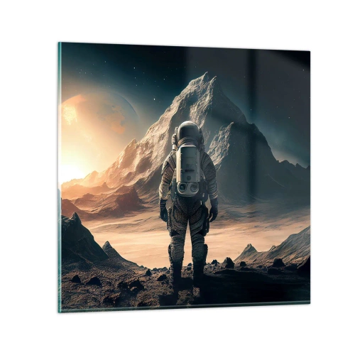 Üveg kép - Új kihívás - 50x50 cm