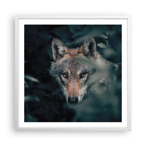 Poszter fekete keretben - Vadász - 60x60 cm