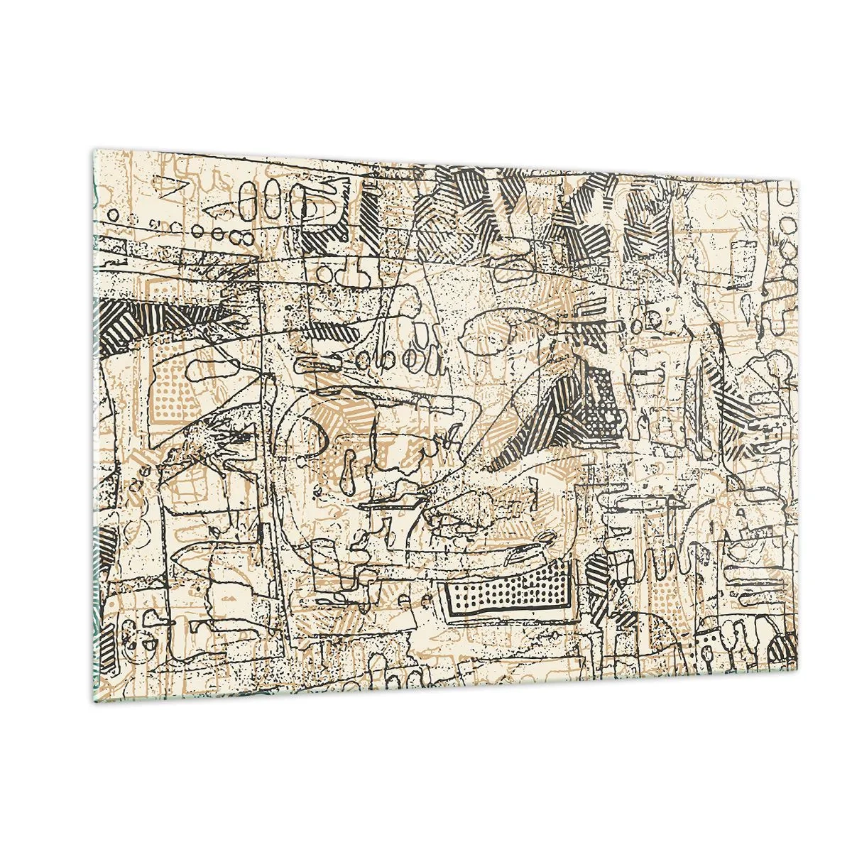 Üveg kép - Dekódolásra vár - 120x80 cm