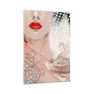 Üveg kép - Képregényes heroin - 50x70 cm