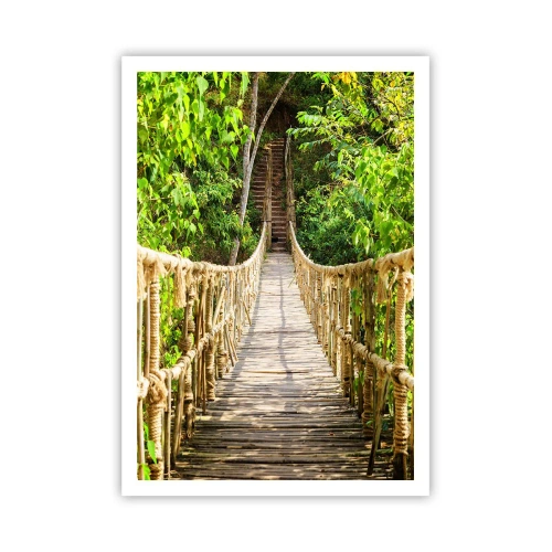 Poszter - Zöldben ragadva - 70x100 cm