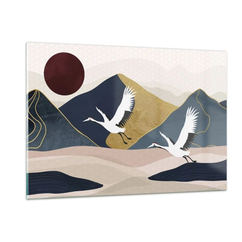 Üveg kép - És ismét ELREPÜLT a nap - 120x80 cm