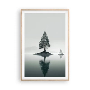 Poszter világos tölgy keretben - Egy álom - 61x91 cm