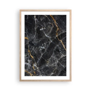 Poszter világos tölgy keretben - A kő belső élete - 50x70 cm