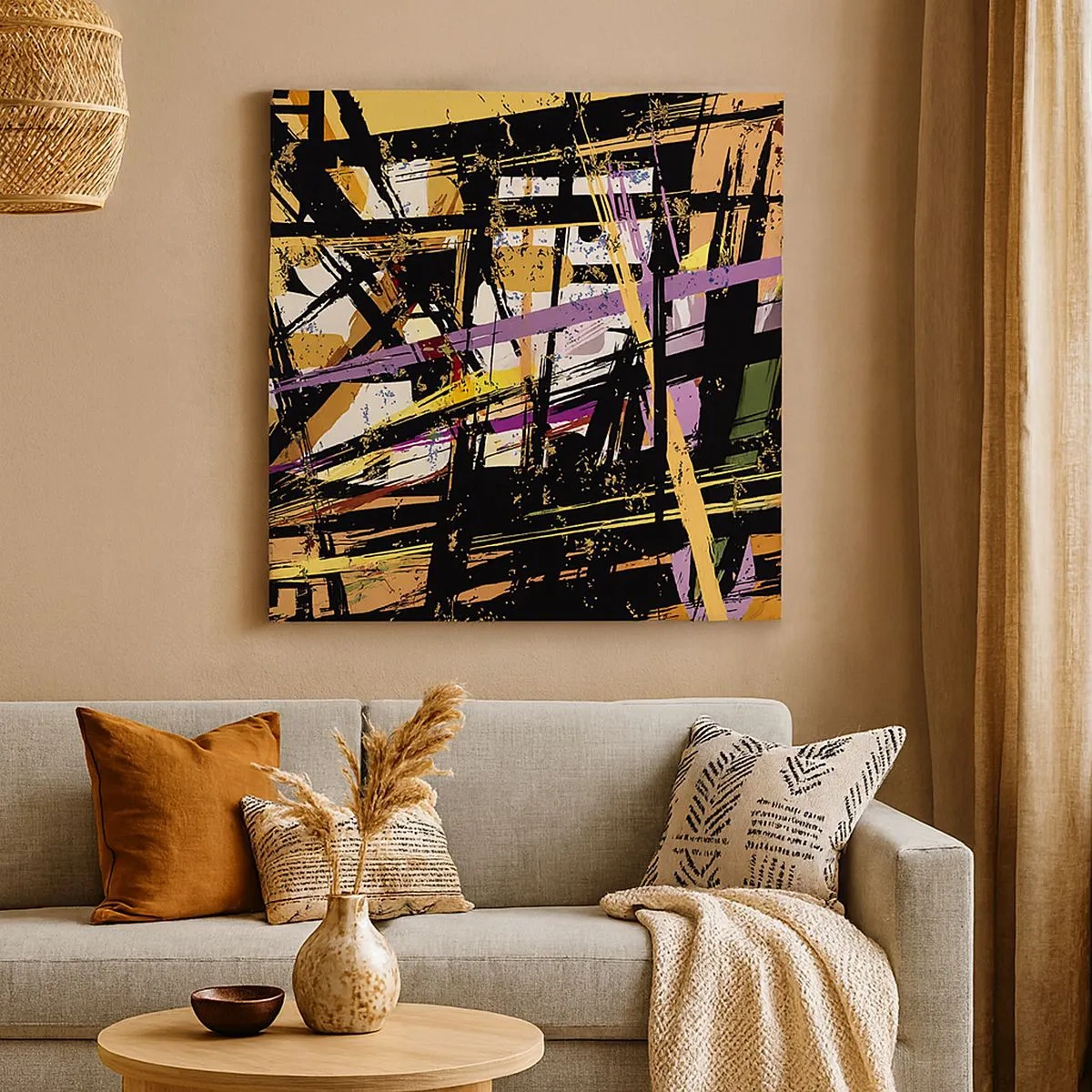 Vászonkép - Éles vágás - 30x30 cm