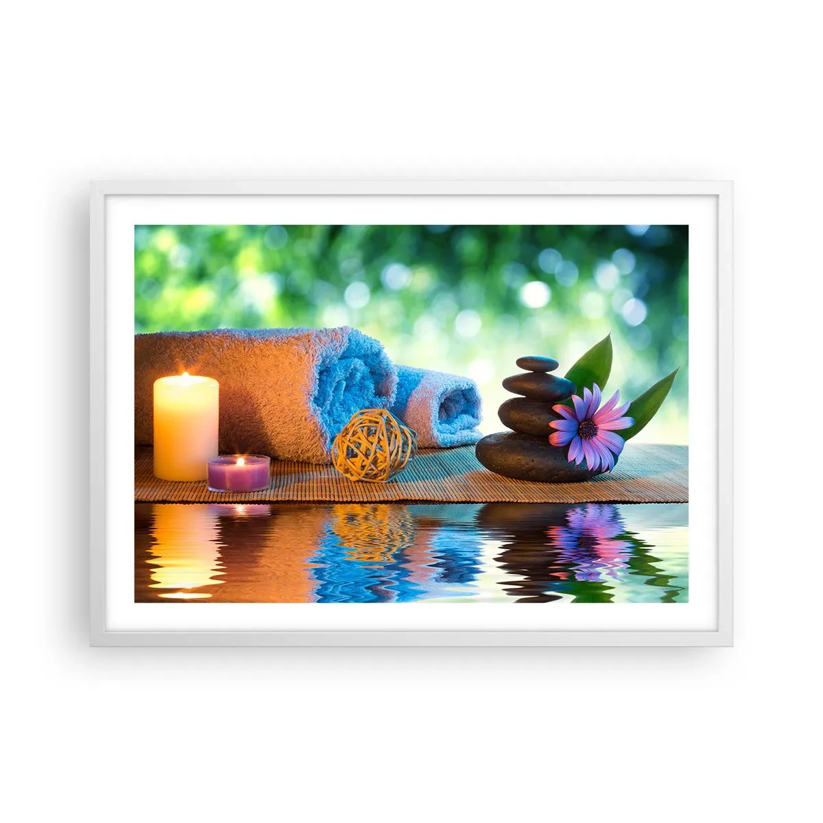 Poszter fekete keretben - Idő a testnek - 70x50 cm