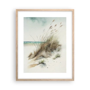 Poszter világos tölgy keretben - Homokba burkolózva - 40x50 cm