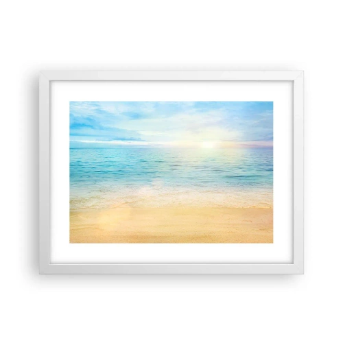 Poszter fekete keretben - Nagy kékség - 40x30 cm