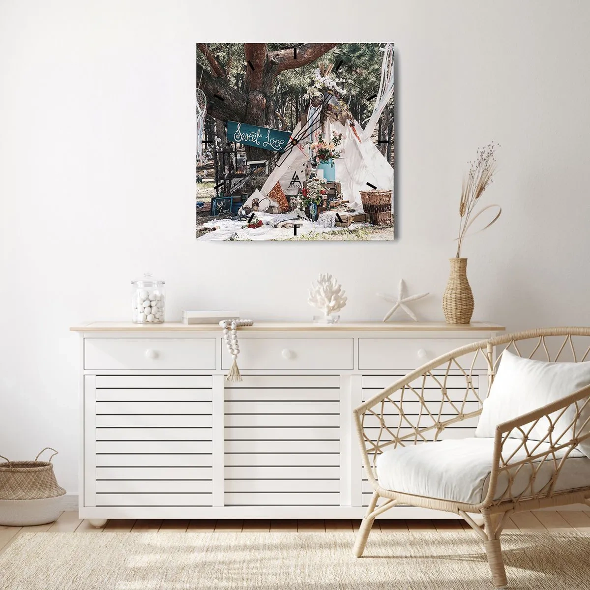 Falióra, Óra - Make love… - 30x30 cm