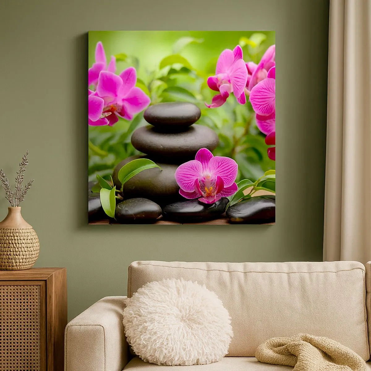 Vászonkép - A béke piramisa - 30x30 cm