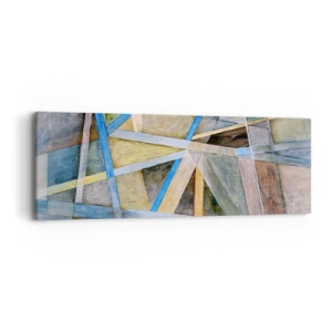 Vászonkép - Egyenesen vagy átlósan? - 90x30 cm