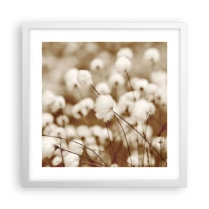 Poszter fekete keretben - Bolyhos termés - 40x40 cm