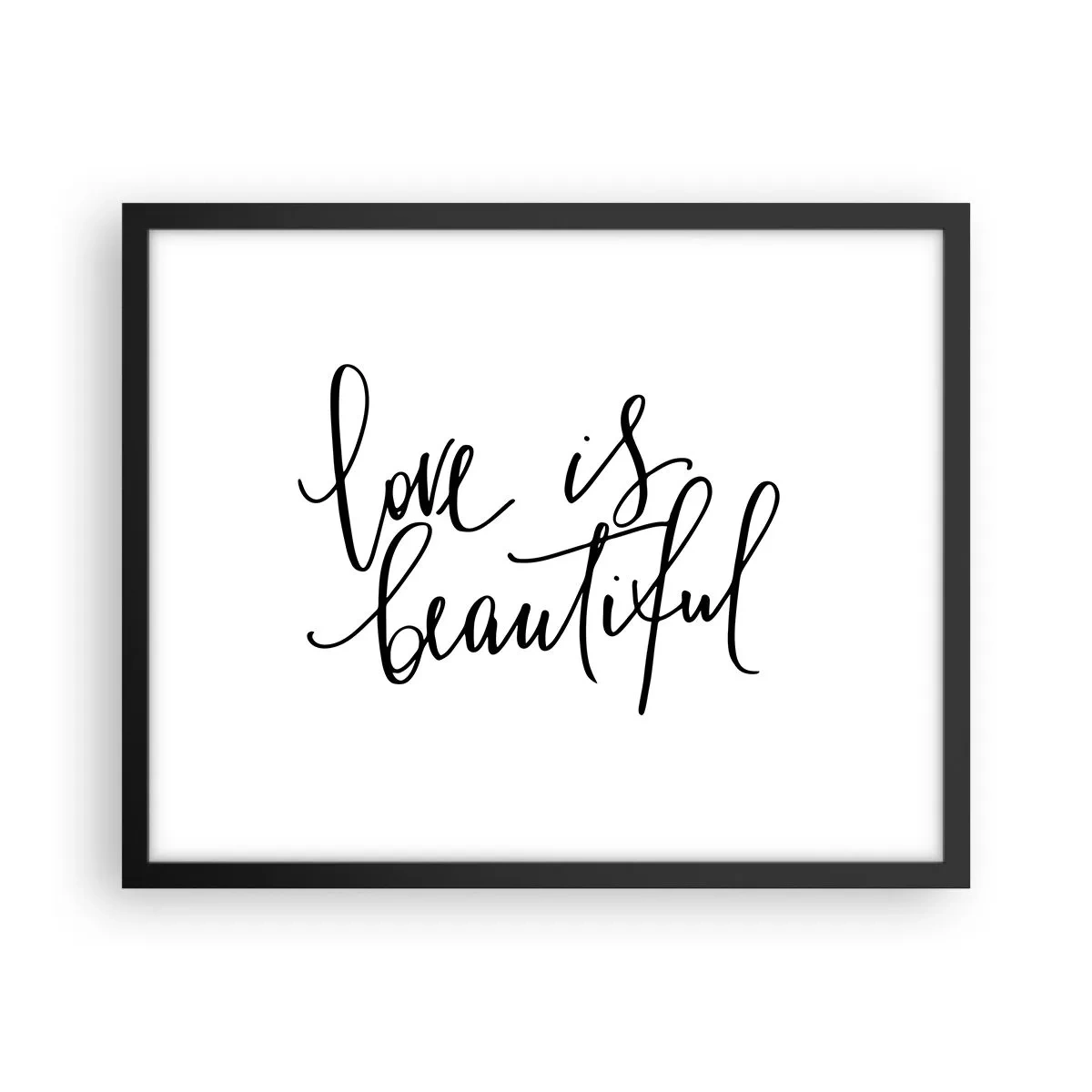 Poszter fehér keretben - Olvass és ismételj - 50x40 cm