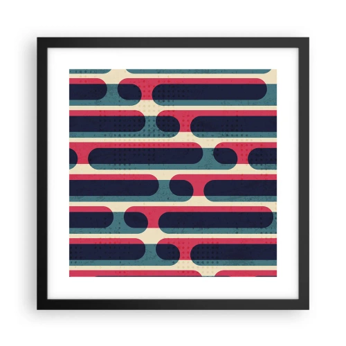 Poszter fehér keretben - Mélységben és előre - 40x40 cm