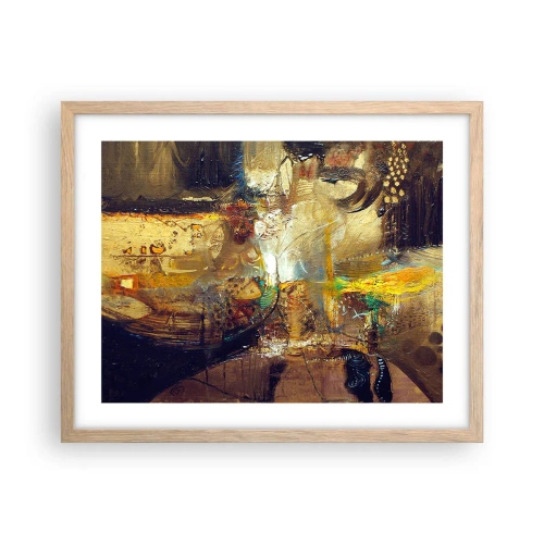 Poszter világos tölgy keretben - Hideg, melegebb,meleg - 50x40 cm