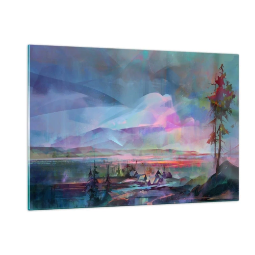 Üveg kép - Jóindulatú ég alatt - 120x80 cm