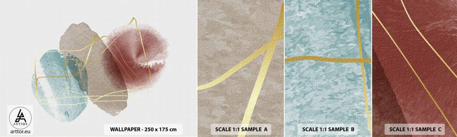 Fotótapéta Minta Standard Eco - Az űr koralljai - Absztrakció, Darab, Modern minta - 100x30 cm