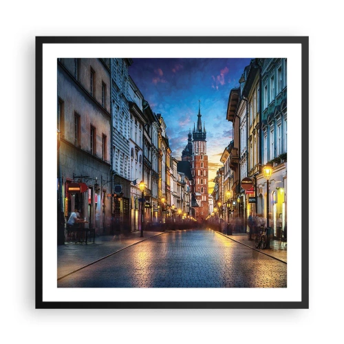 Poszter fehér keretben - Krakkó varázsa - 60x60 cm