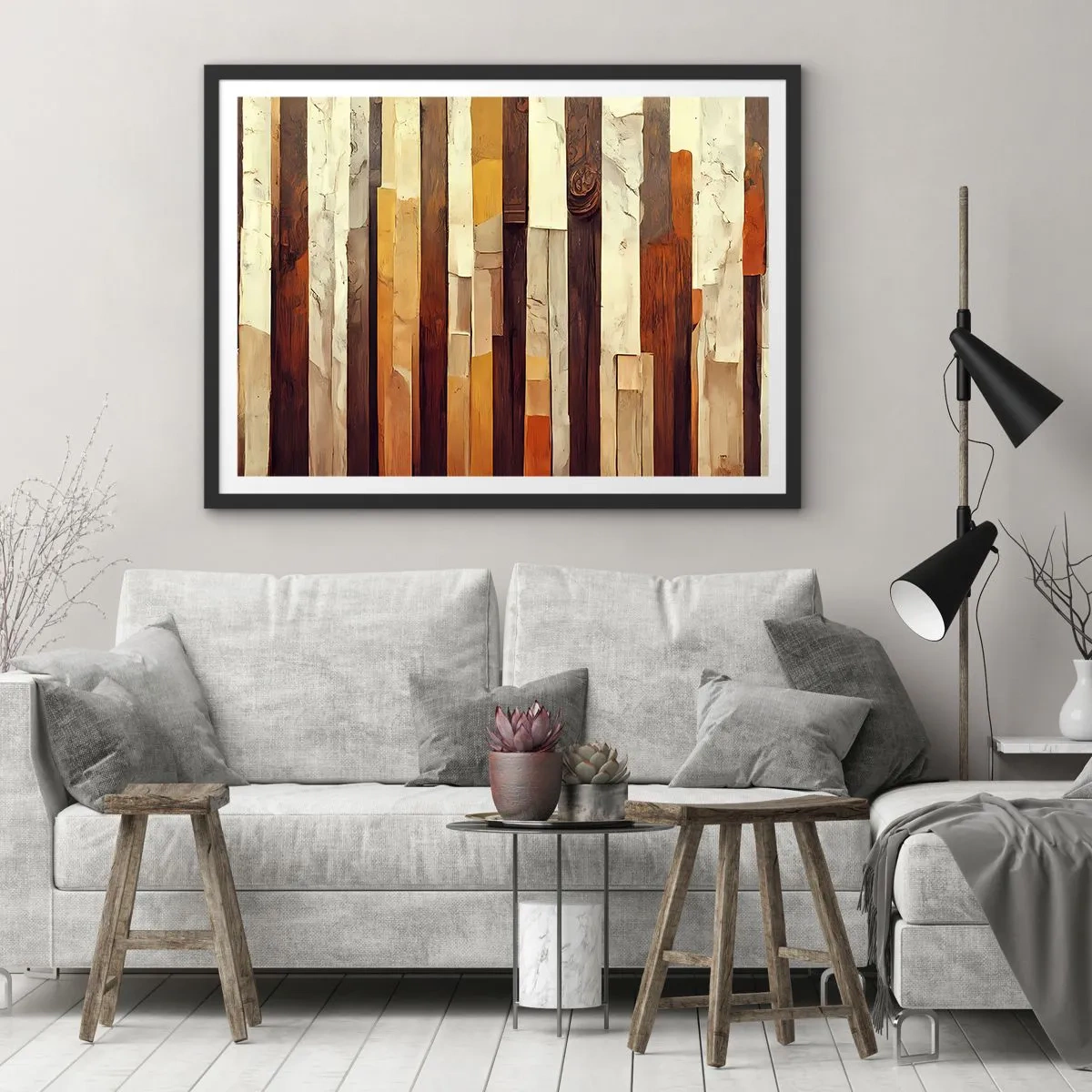 Poszter fehér keretben - Az erdei fák himnusza - 70x50 cm