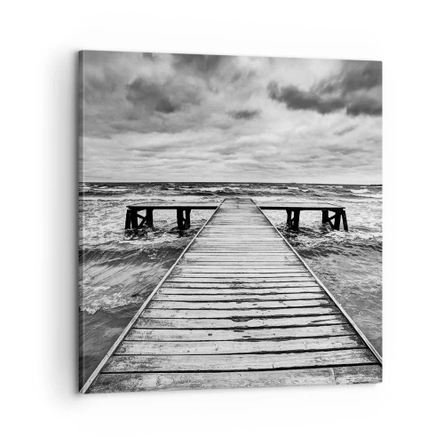 Vászonkép - Várom, hogy elűzze a szél... - 60x60 cm