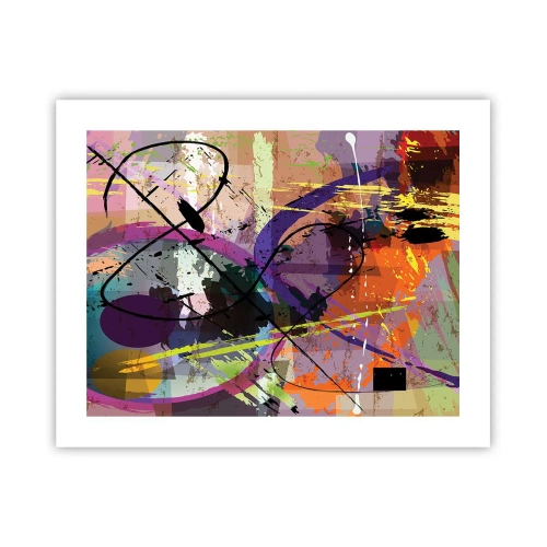 Poszter - Mehet egyenesen előre vagy körbe - 50x40 cm