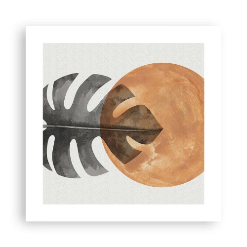 Poszter - Mindig a nap - 40x40 cm