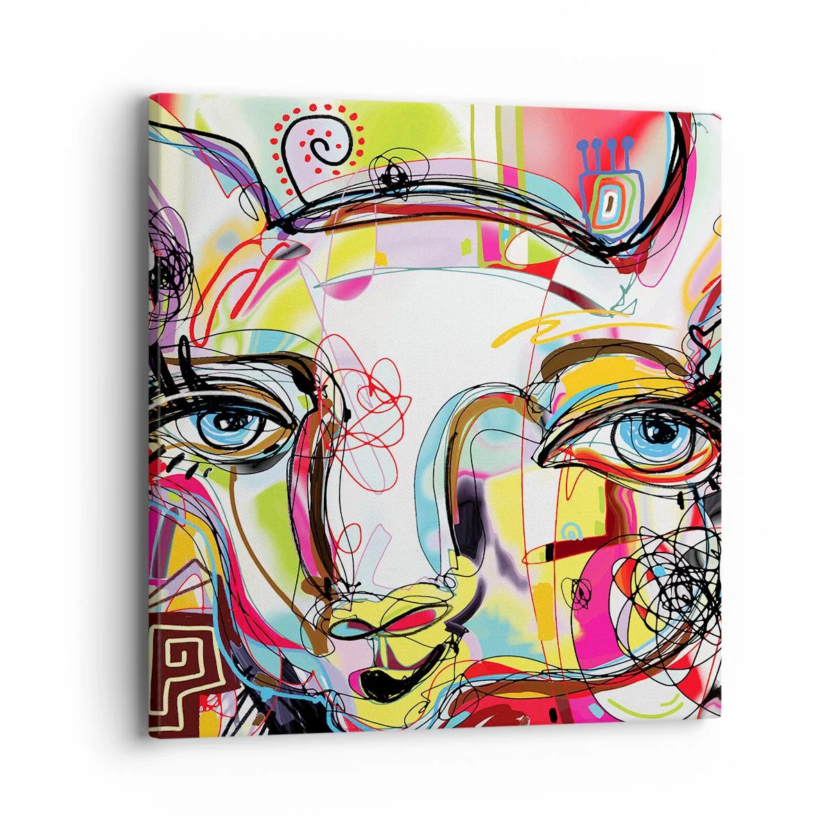 Vászonkép - A macska természetének gazdagsága - 40x40 cm