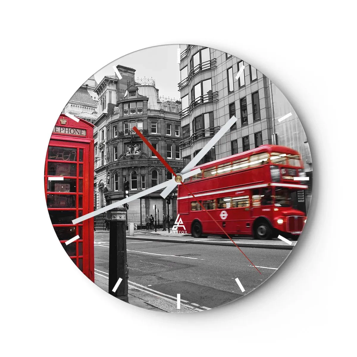 Falióra, Óra - Legpirosabb az Európában - 40x40 cm