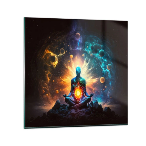 Üveg kép - Kozmikus nyugalom - 30x30 cm