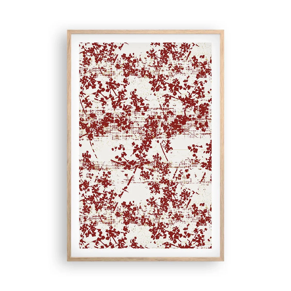 Poszter világos tölgy keretben - Mint egy régi perkál - 61x91 cm