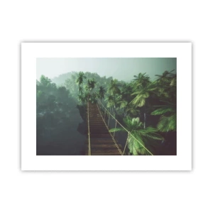 Poszter - A zöldellő hullámok felett - 40x30 cm