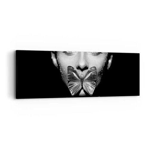 Vászonkép - Pillangó csókja - 90x30 cm