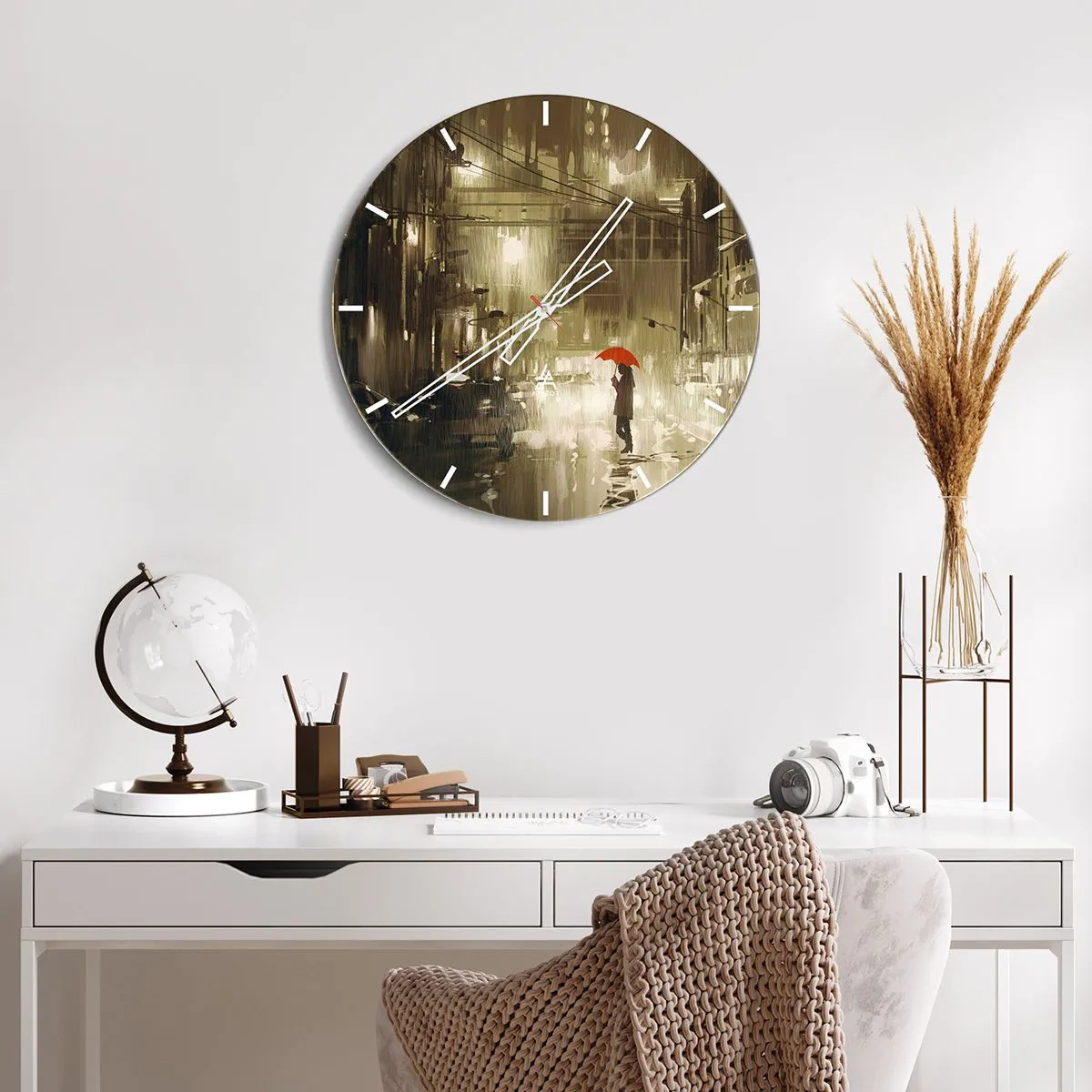 Falióra, Óra - Egyedül, de nem magányosan - 40x40 cm