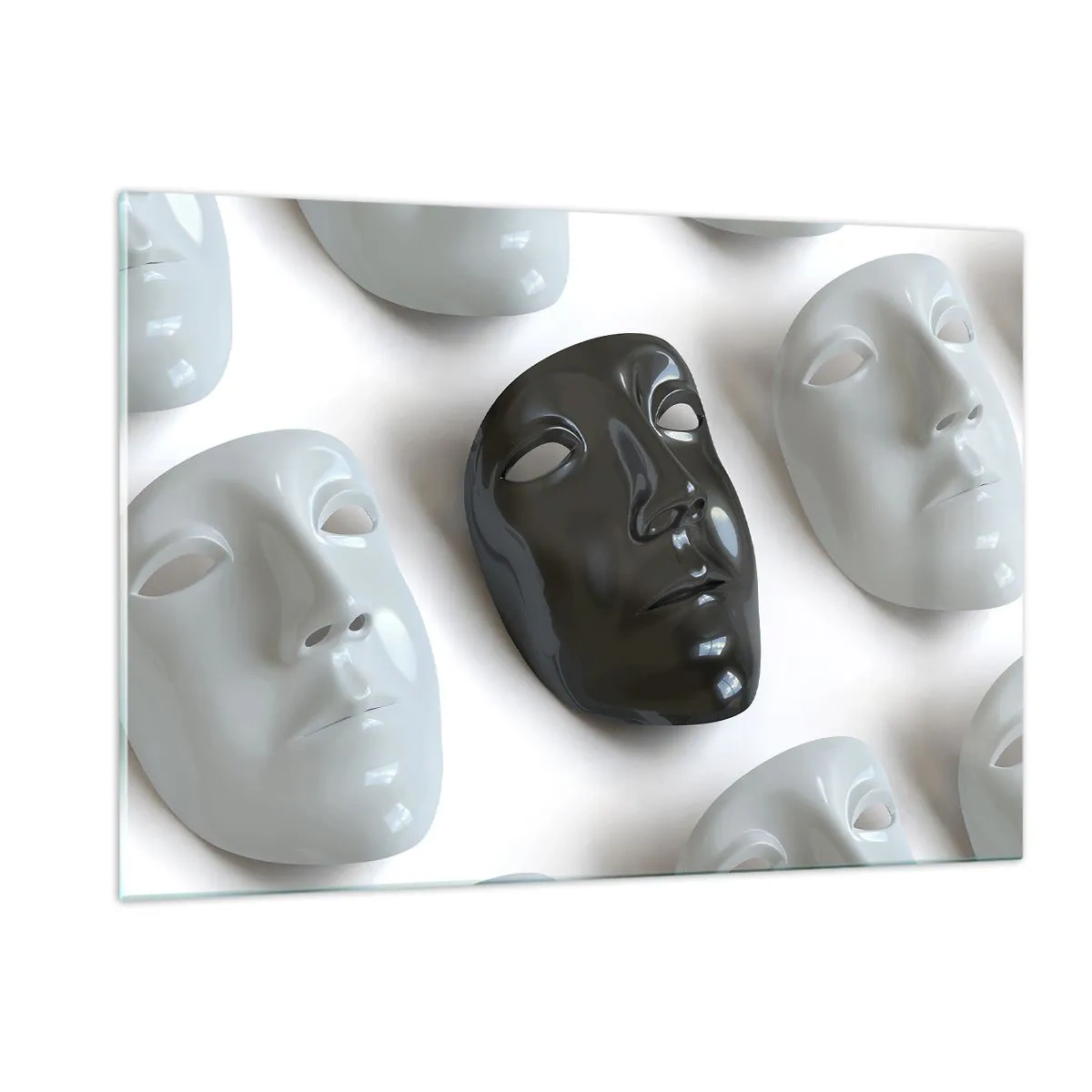 Üveg kép - Hogyan lehet kitűnni? - 120x80 cm