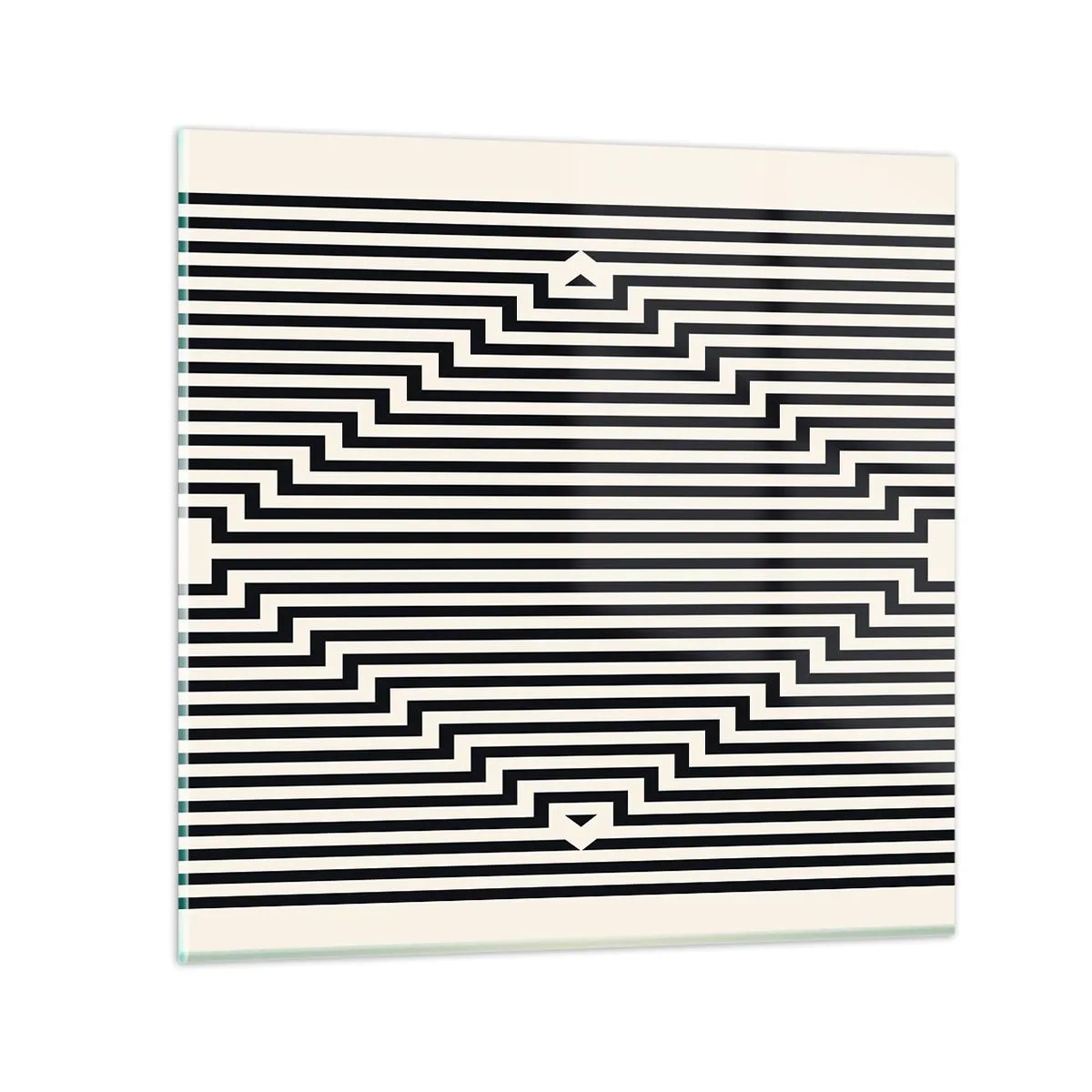 Üveg kép - Geometrikus illúzió - 60x60 cm