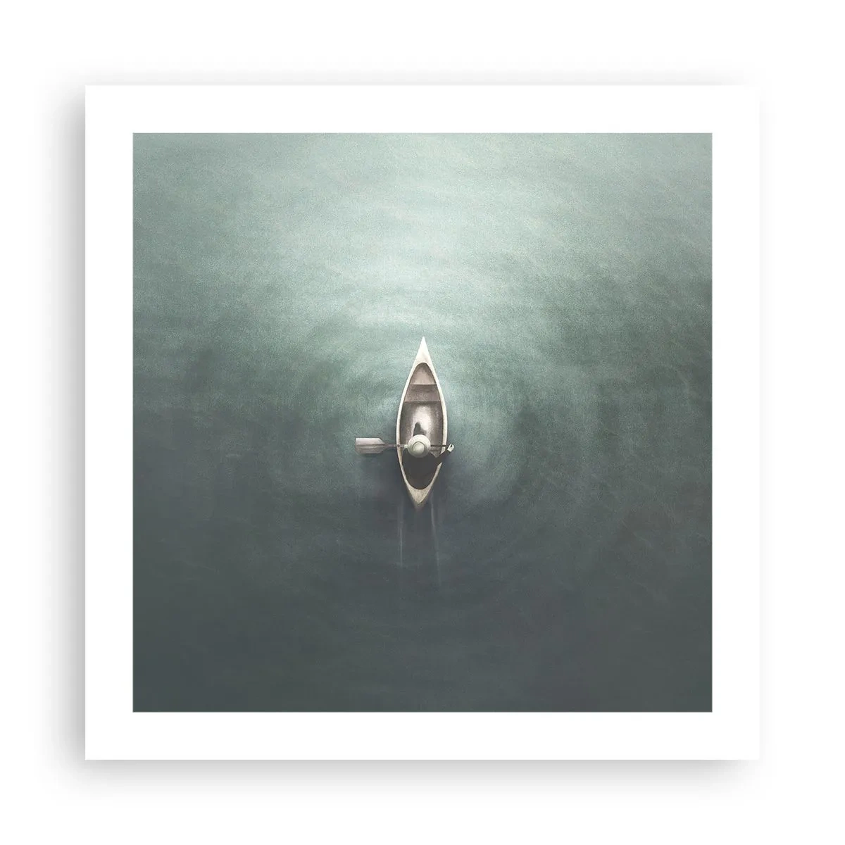 Poszter - Egy holdfényes tavon át - 50x50 cm