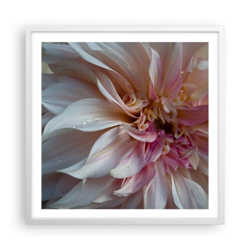 Poszter fekete keretben - Virágzó frissesség - 60x60 cm