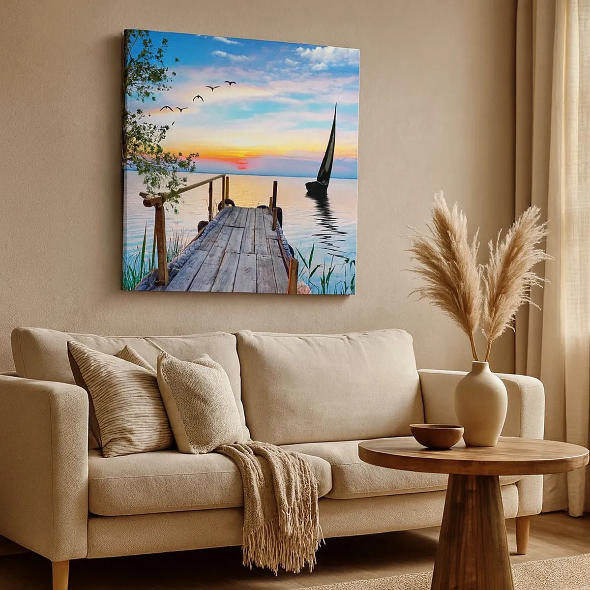 Vászonkép - Kellemes este - 30x30 cm