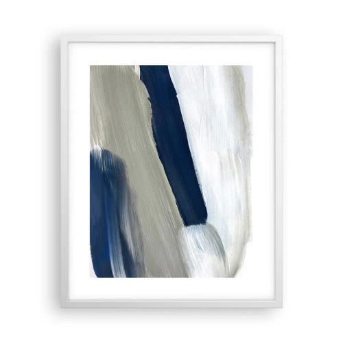 Poszter fekete keretben - Találkozás a fehérrel - 40x50 cm