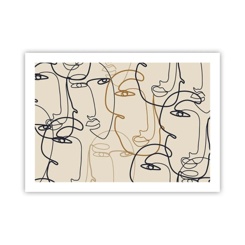 Poszter - Többszörös portré - 70x50 cm