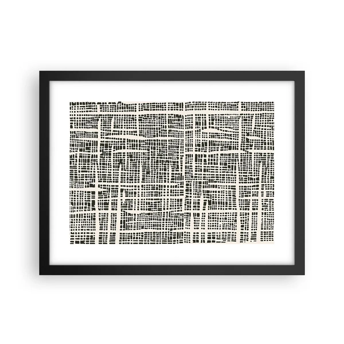 Poszter fehér keretben - Szőtt kompozíció - 40x30 cm