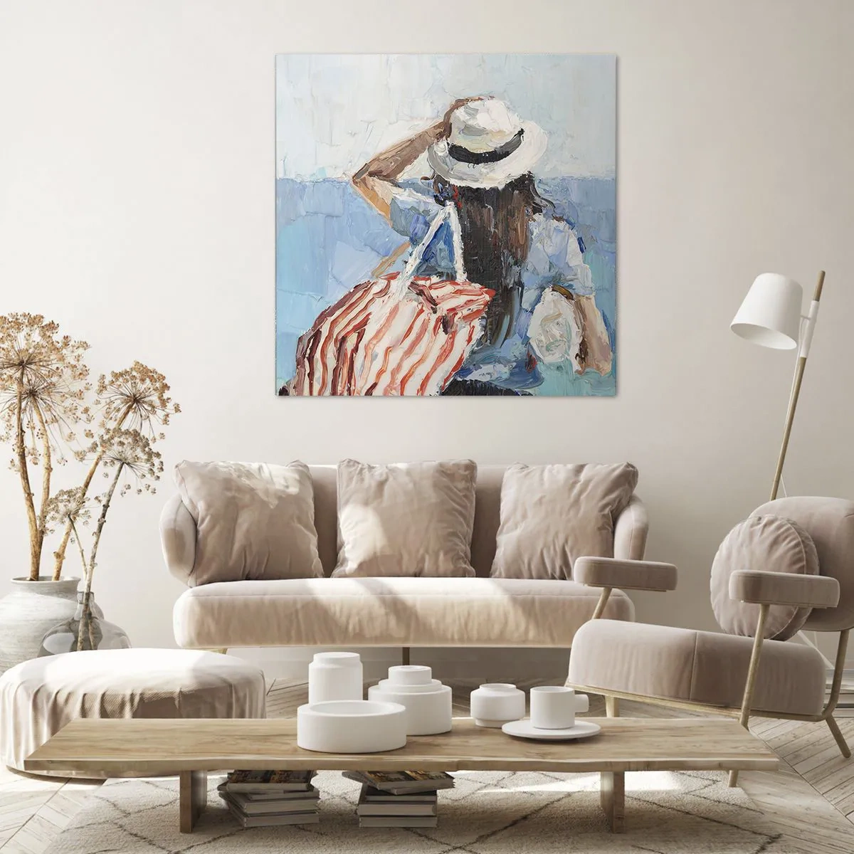 Vászonkép - Üdvözöljük a nyaraláson - 70x70 cm