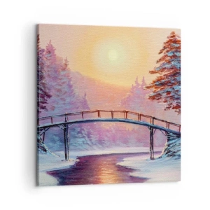 Vászonkép - Négy évszak - tél - 60x60 cm