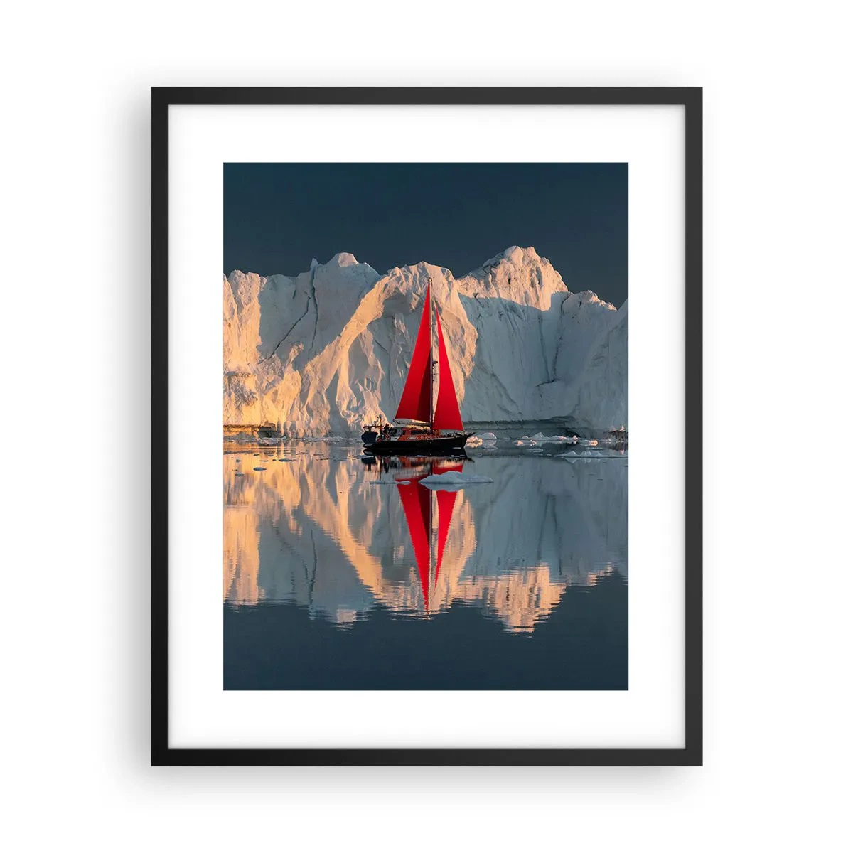 Poszter fehér keretben - A világ peremén - 40x50 cm