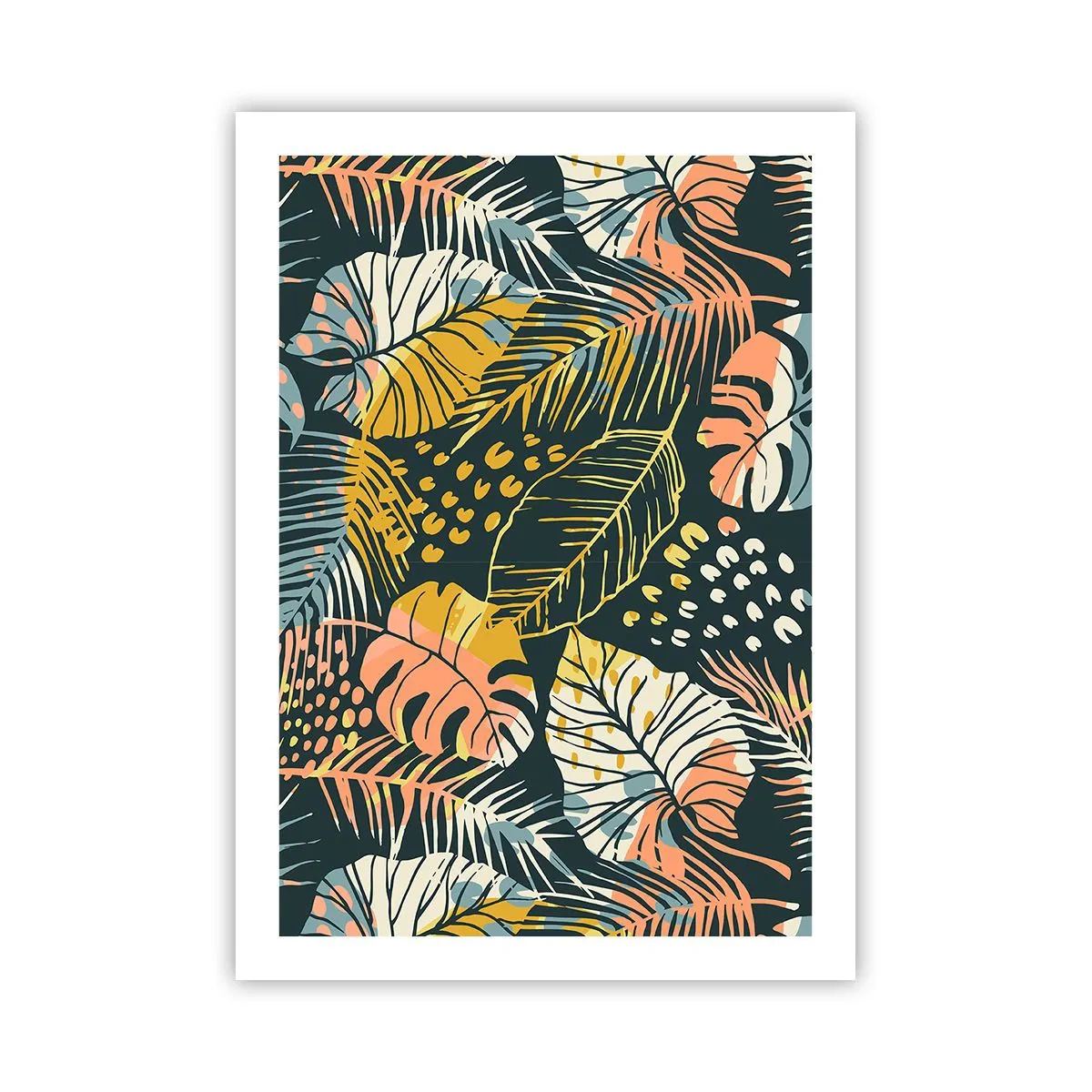 Poszter - Leveles fantázia - 50x70 cm