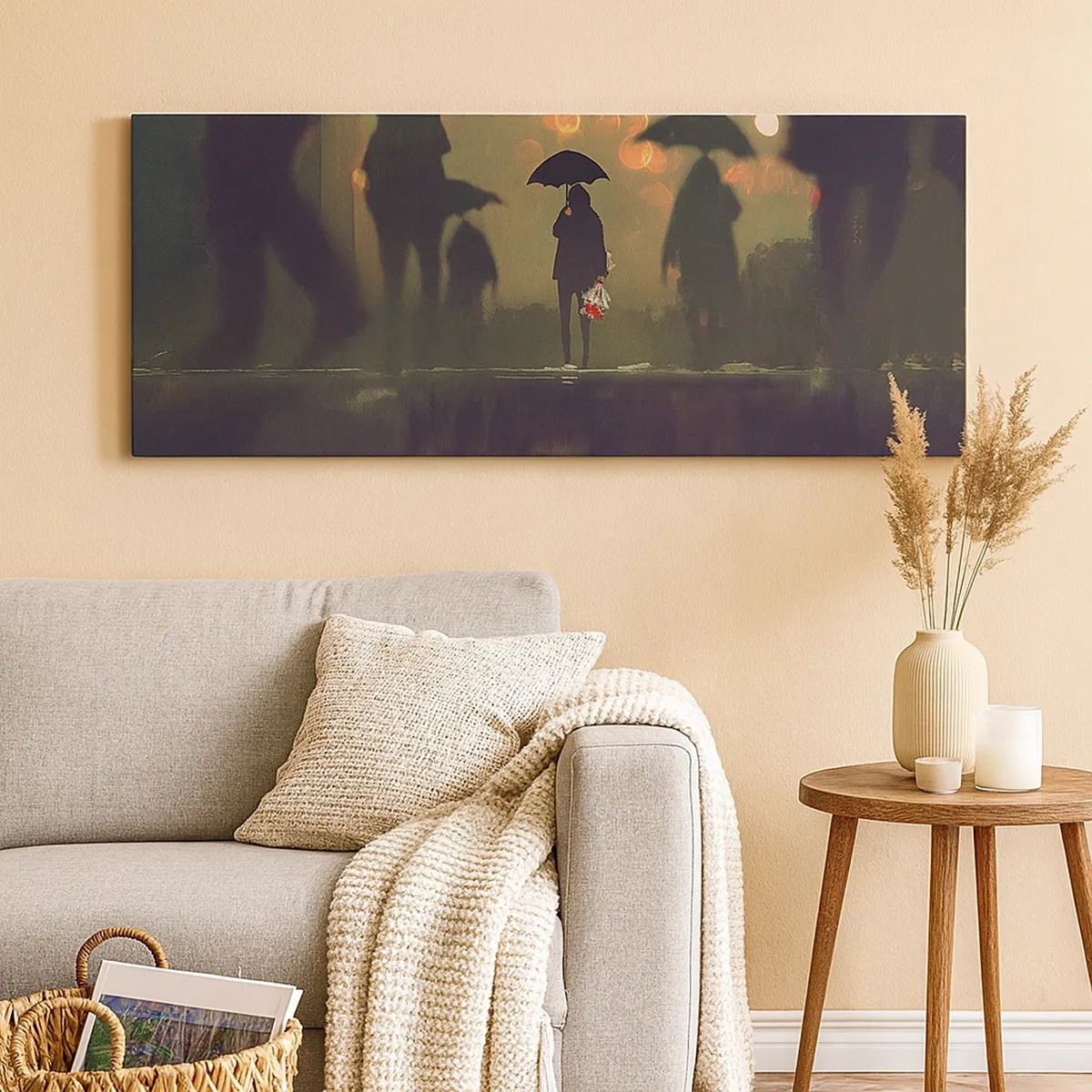 Vászonkép - Egy esőcsepp szemszögéből - 30x30 cm