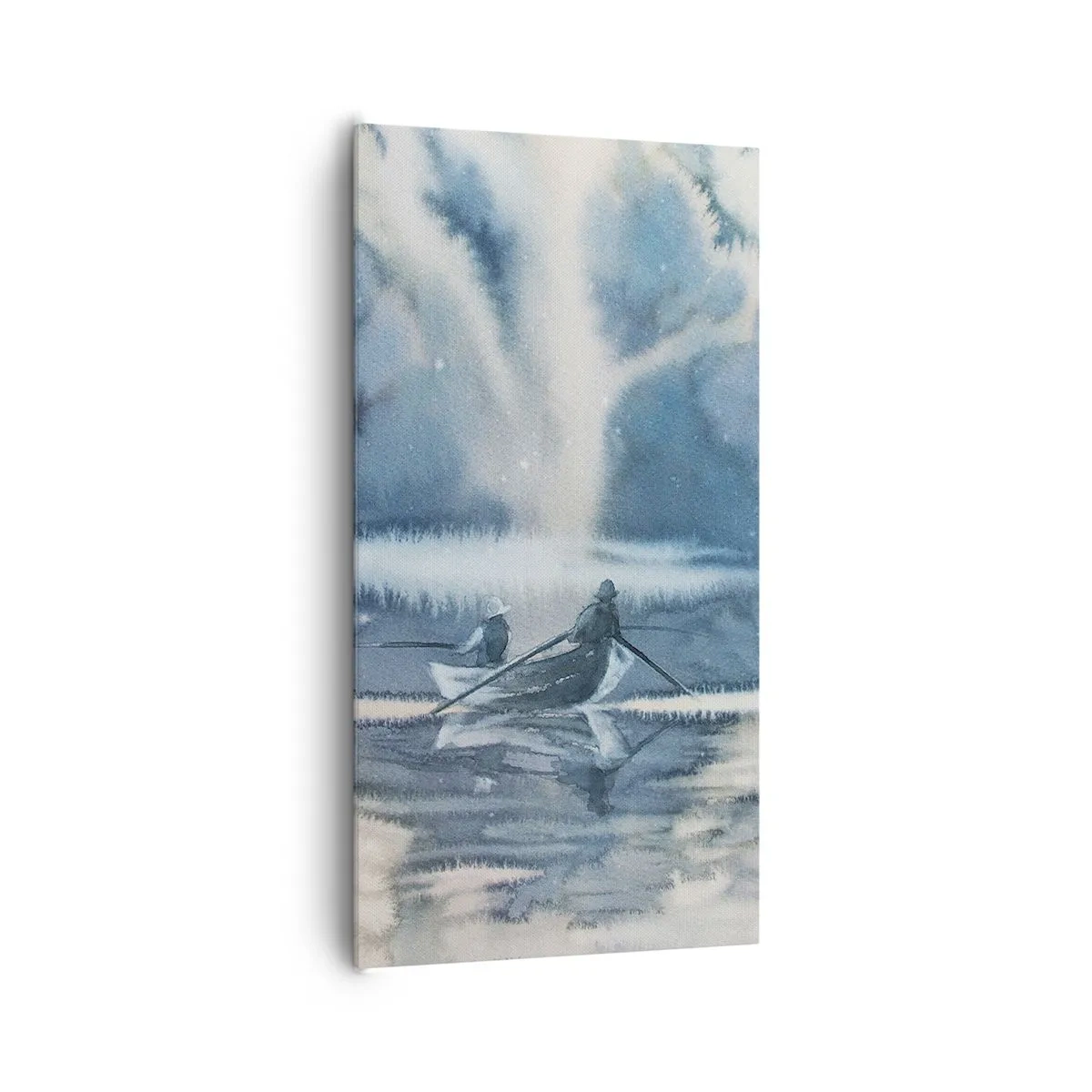 Vászonkép - Horgászok a paradicsomukban - 65x120 cm