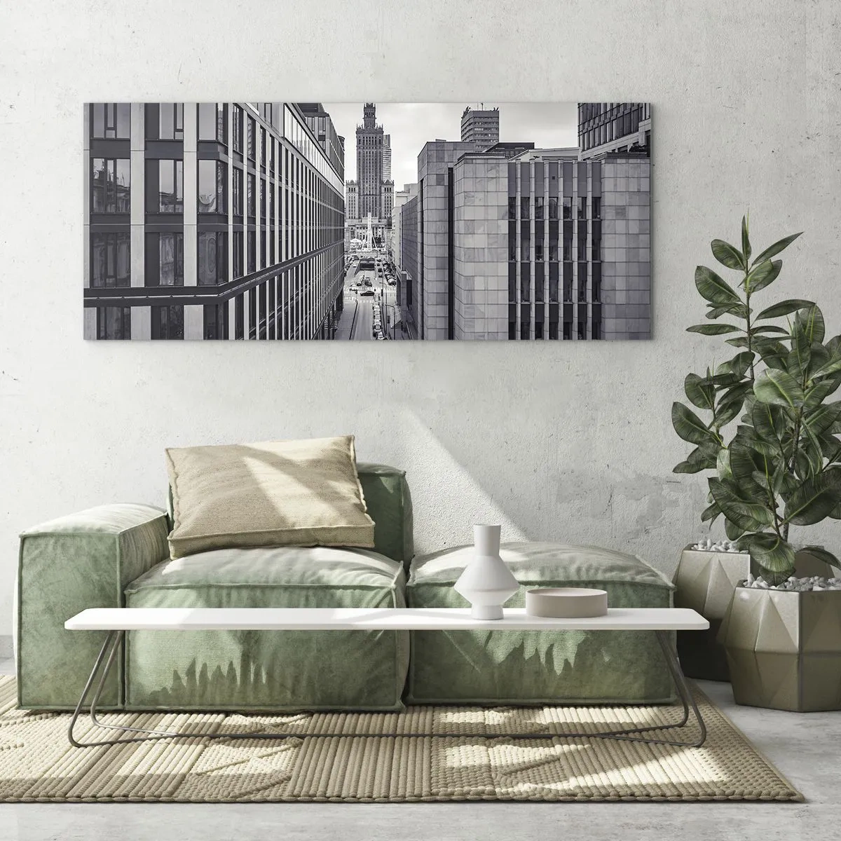Üveg kép - Varsói völgy - 120x50 cm