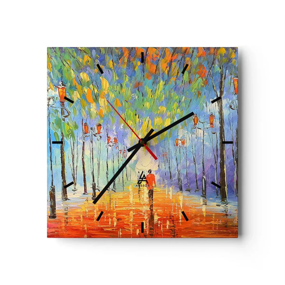 Falióra, Óra - Eső éjszakai dala - 30x30 cm
